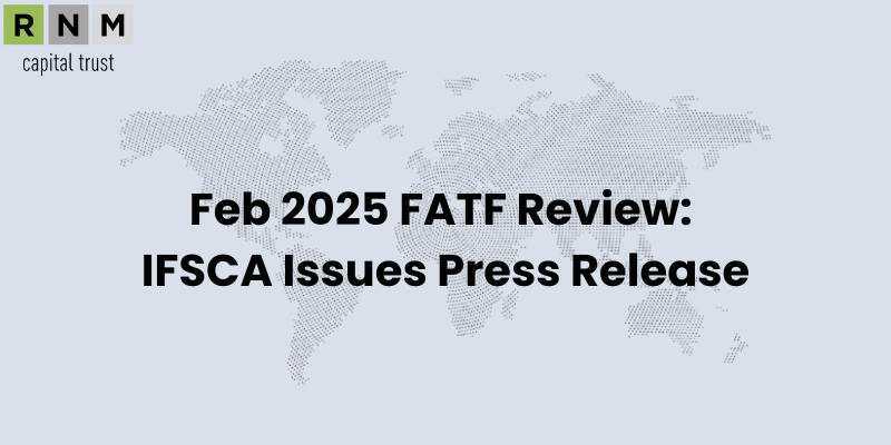 Press release by IFSCA on FATF’s February 2025 Review of High-Risk Jurisdictions